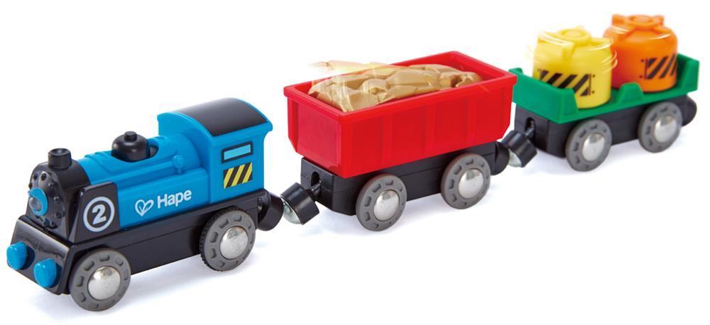 Hape battery best sale powered train