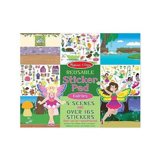 Melissa & Doug - Reusable Sticker Pad: Fairies