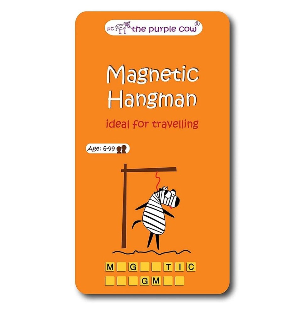 Travel Size Magnetic Hangman, 2 or More Players, Ages 6 & Older, Mardel