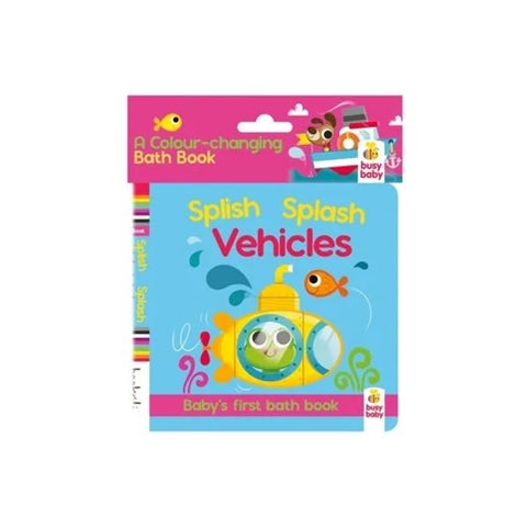 Bookoli Colour Magic Splish Splash Bath Book - Vehicles