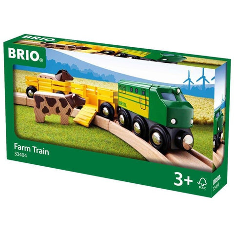 Brio World Farm Train & Animals