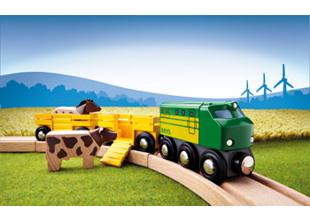 Brio World Farm Train & Animals