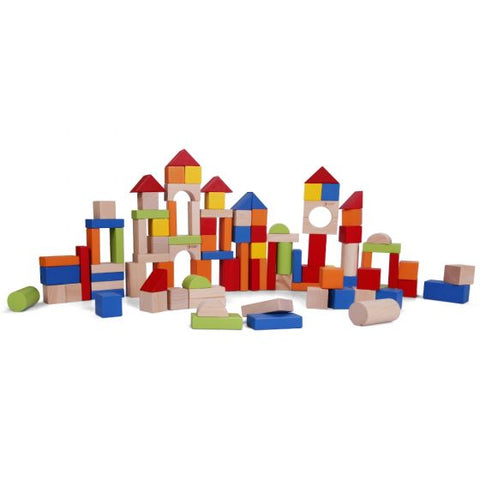 Classic World Wooden Blocks - 100 pc