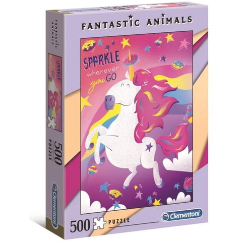 Clementoni Fantastic Animal Puzzle - Unicorn^