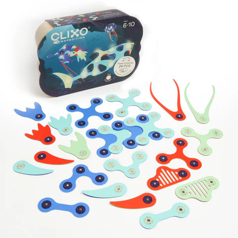 Clixo Ocean Creatures Glow Pack (24pc)