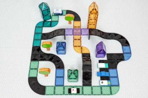 Connetix Roads, Ramps & Intersections Pack 16pc