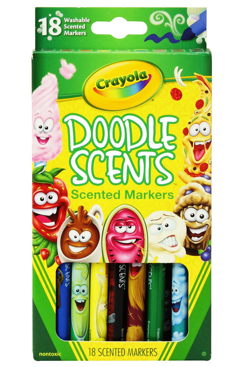 Crayola Doodle Scents Scented Markers - 18 Pk