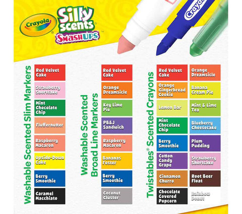 Crayola Silly Scents Smash Ups Mini Art Case