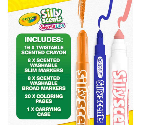 Crayola Silly Scents Smash Ups Mini Art Case