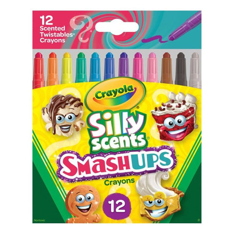 Crayola Silly Scents Smash Ups Twistable Scented Crayons 12 Pk Mini