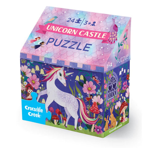 Crocodile Creek 24pc Puzzle - Unicorn Castle