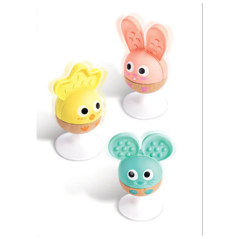 Hape Cheery Critter Rattle Trio