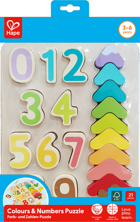 Hape Colours & Numbers Puzzle