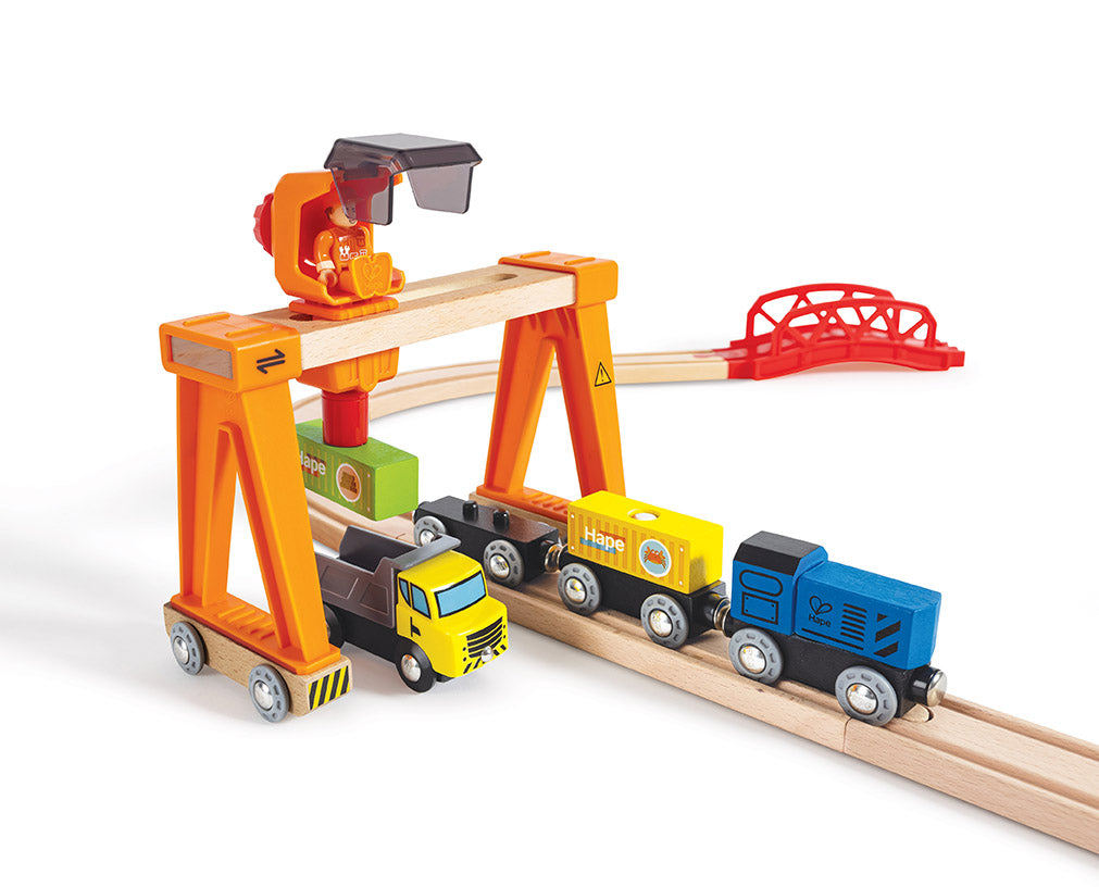 Hape best sale crane lift