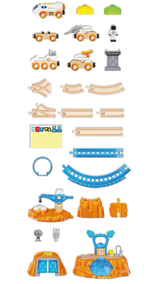 Hape Mars Exploration Rail Set