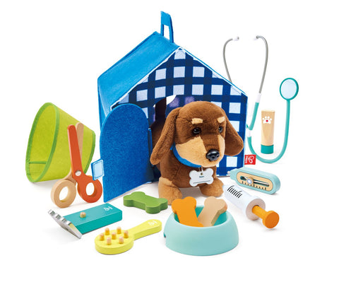 Hape Puppy Care Clinic Vet Set