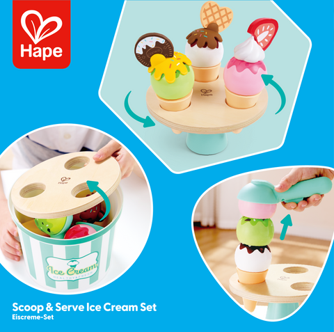 Hape Scoop & Serve Ice Cream Set