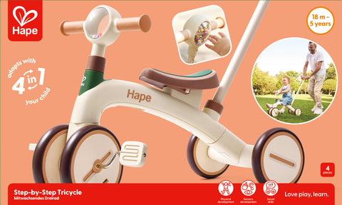 Hape Step By Step Tricycle