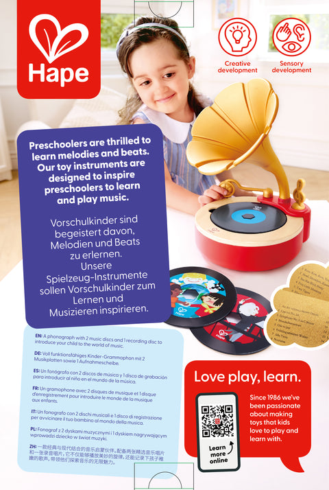 Hape Tune Time Phonograph