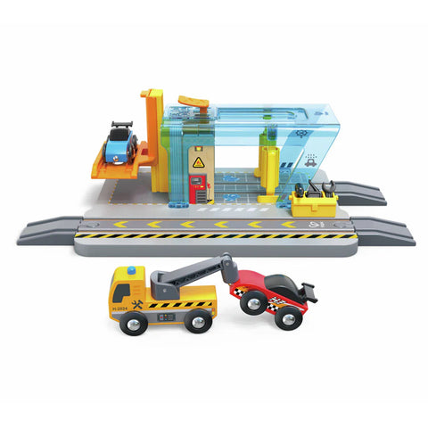 Hape Vehicles Repair And Wash Station