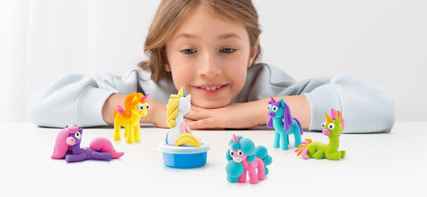 Hey Clay Single Pack - Rainbow Unicorn Lighty