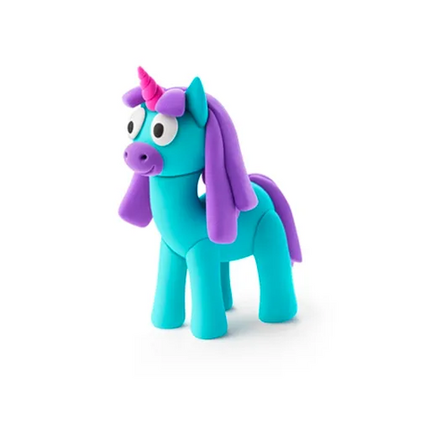 Hey Clay Single Pack - Rainbow Unicorn Rainy