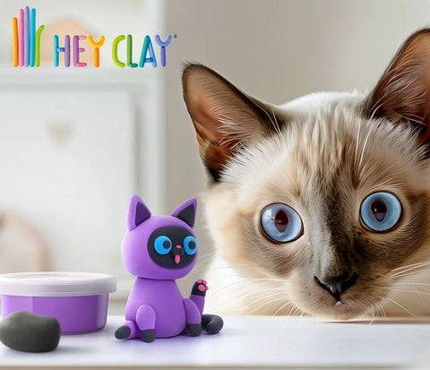 Hey Clay Single Pack - Siamese Cat