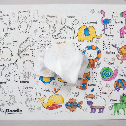 Hey Doodle Silicone Playmat - Into The Wild (Large)