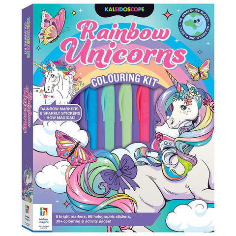 Hinkler Kaleidoscope Colouring - Rainbow Unicorns