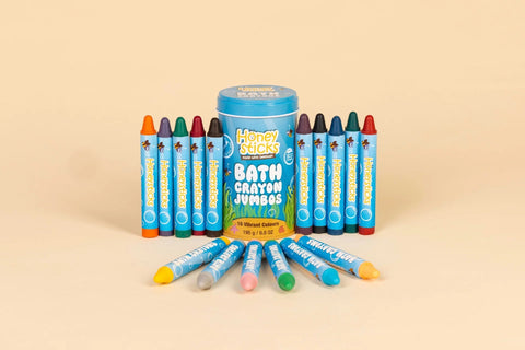 Honeysticks Bath Crayons Jumbo (16 pack)