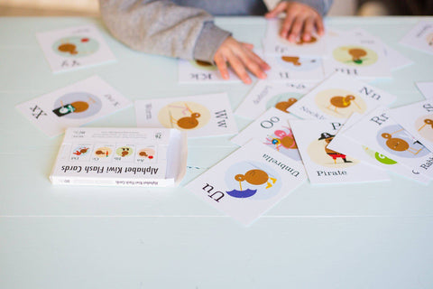 JGD Alphabet Kiwi Flash Cards