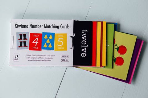 JGD Kiwiana Number Matching Cards