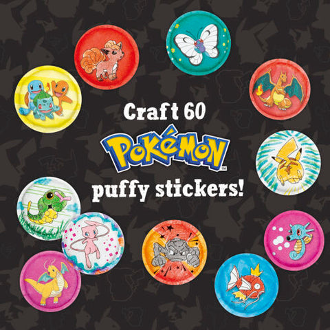 Klutz Pokemon Colour-In 3D Puffy Stickers