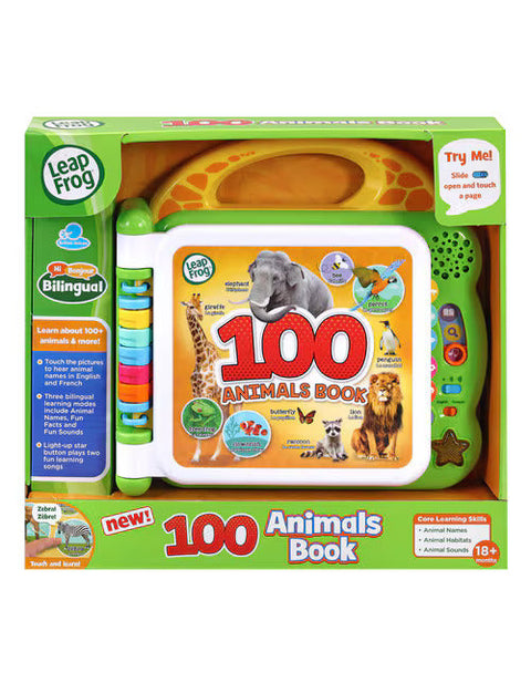 Leapfrog 100 Animals Book