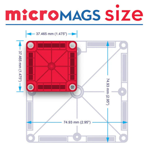 Magnatiles Micromags Travel Set