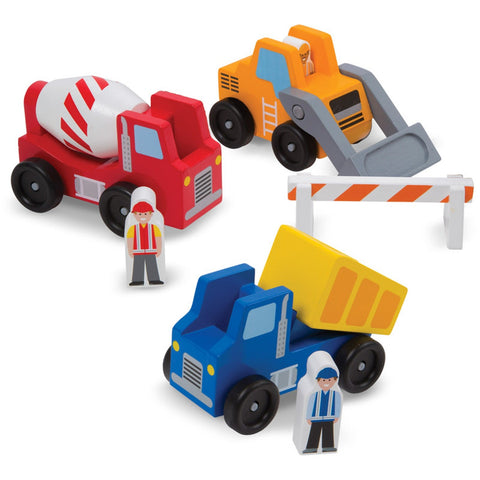 Melissa & Doug Construction Vehicle Set