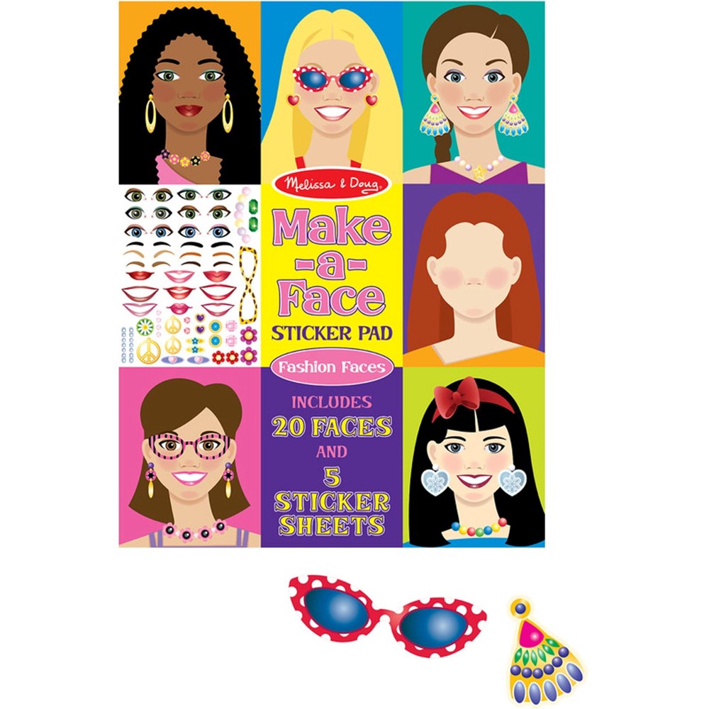 Melissa and doug hot sale fashion sticker collection