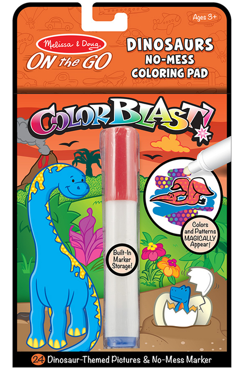 `Melissa & Doug On The Go Colourblast Book - Dinosaur