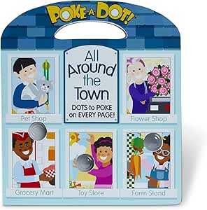 *Melissa & Doug Poke-a-Dot  All Around Our Town