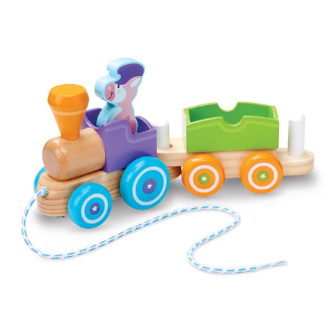 *Melissa & Doug Rocking Farm Animals Pull Train