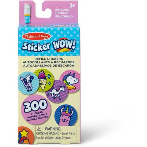 Melissa & Doug Sticker WOW Refill Stickers - Unicorn