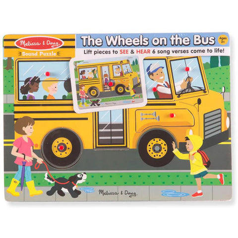 Melissa & Doug The Wheels On The Bus Sound Puzzle