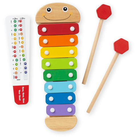 Melissa & Doug Wooden Caterpillar Xylophone