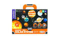 Introducing the "MIEREDU Magnetic Pad Solar System," a captivating children's educational toy by MIEREDU. This intriguing magnetic pad features a detailed representation of the solar system, complete with planets and other celestial bodies. The box indicates that this toy is suitable for children aged 3 and up and includes 27 pieces, making it an ideal educational tool for kids.