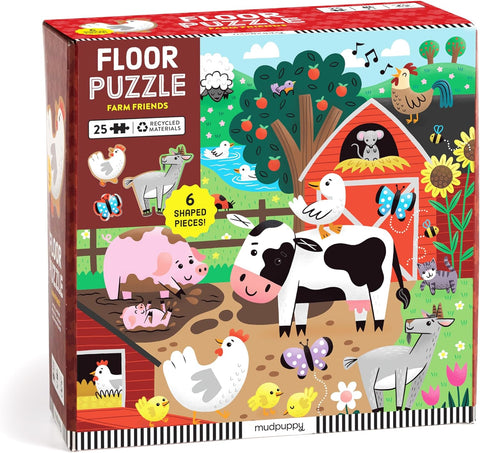 Mudpuppy 25pc Floor puzzle - Farm Friends