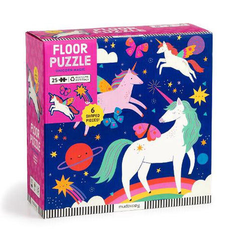 Mudpuppy 25pc Floor puzzle - Unicorn Magic