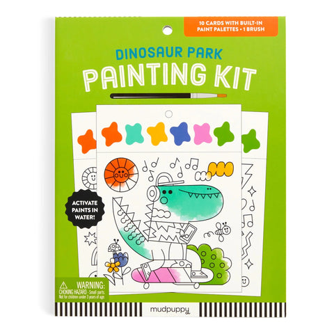 Mudpuppy  Dinosaur Park Painting Kit