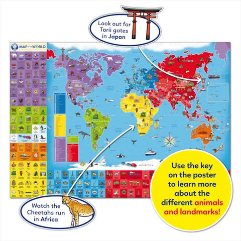 Orchard Toys Map of The World Jigsaw Puzzle (150 pc)