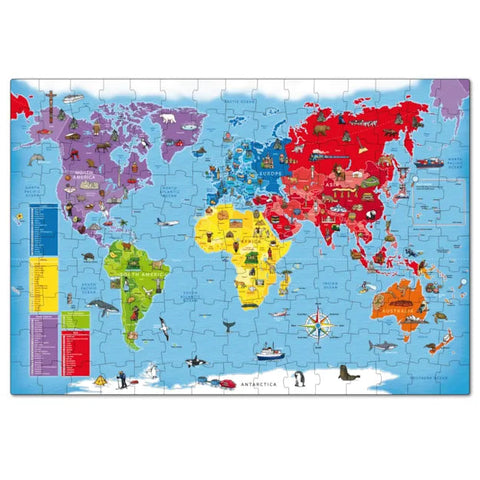 Orchard Toys Map of The World Jigsaw Puzzle (150 pc)