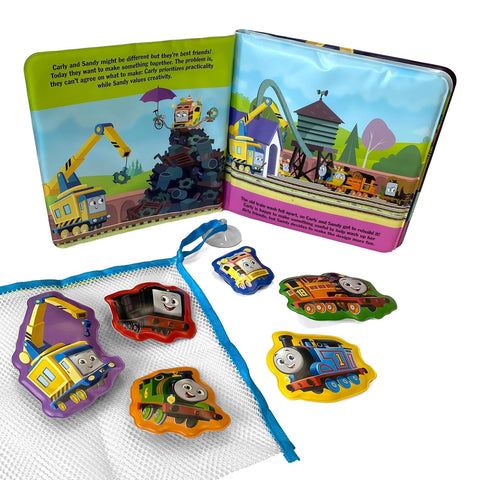 Phidal Bath Time Books - Mattel Thomas On The Go